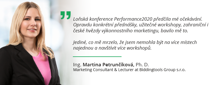 Jaký byl loňský ročník Performance 2020 podle Martiny Petrunčíkové