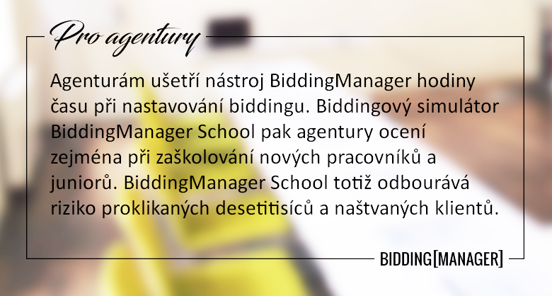 Co přináší BiddingManager School marketingovým agenturám?
