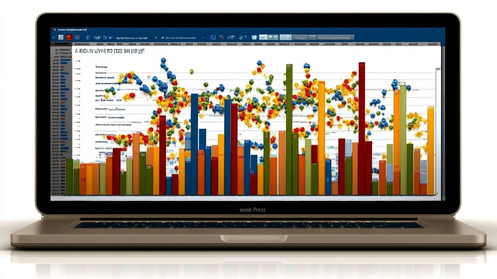 Obrazovka s grafy výkonu kampaní a tabulkou CPC nabídek podle kategorií