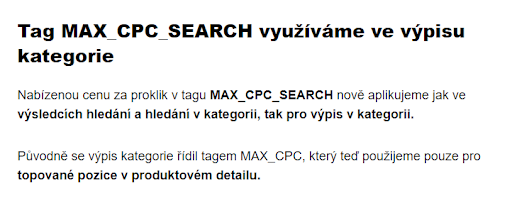 Tag MAX_CPC_SEARCH