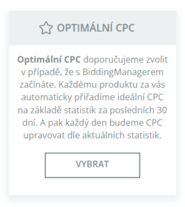 Optimální CPC